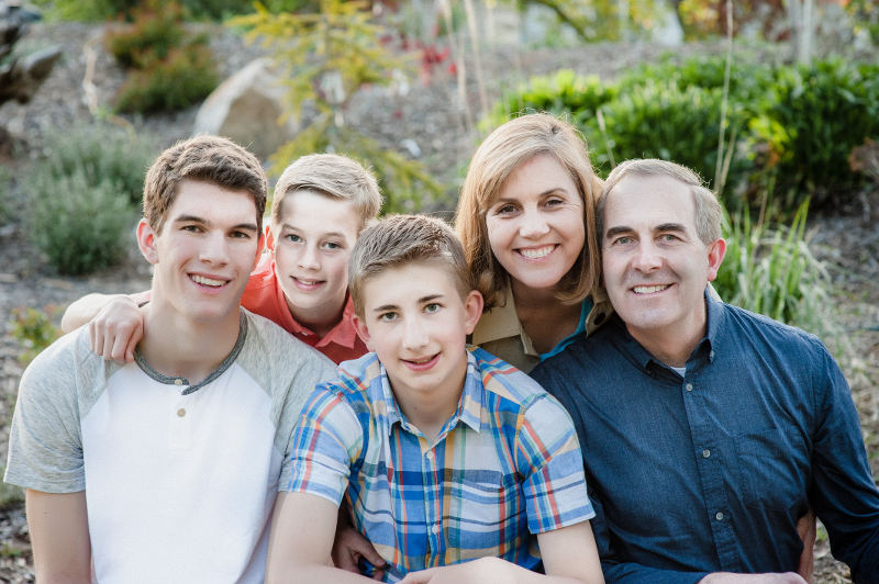 doctor and family