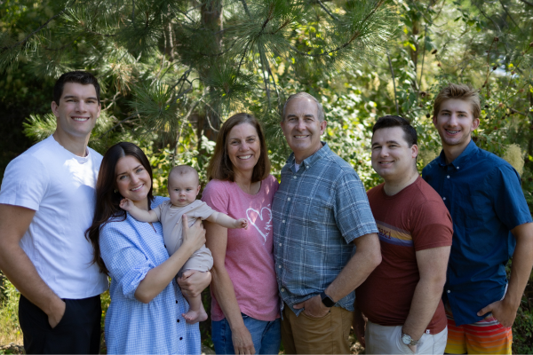 doctor and family